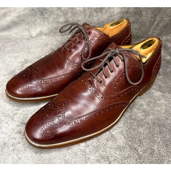 Cole Haan Wingtip Oxford Full Brogue Brown Leather Men’s 11M main image 10